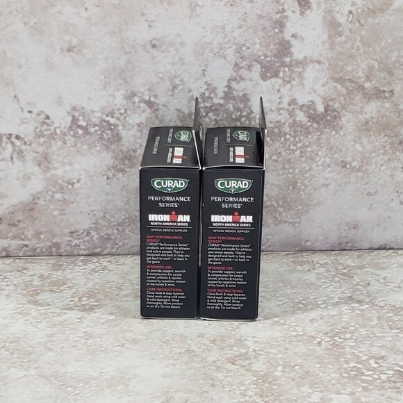 2 Curad Compression Glove Hand Support Ironman Performance Series Universal OSFM - Picture 5 of 8